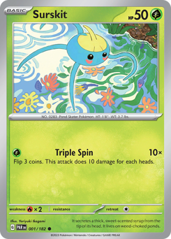 Pokemon Paradox Rift Surskit - 1