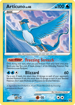Pokemon Majestic Dawn Articuno - 1