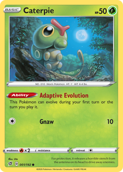 Pokemon Rebel Clash Caterpie - 1