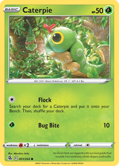 Pokemon Fusion Strike Caterpie - 1