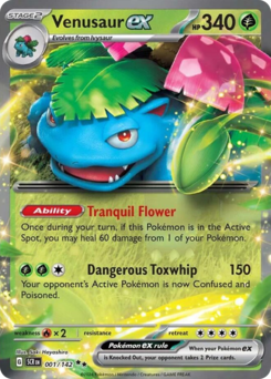 Pokemon Stellar Crown Venusaur ex - 1