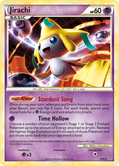 Pokemon HS—Unleashed Jirachi - 1