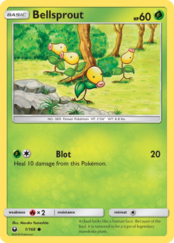 Pokemon Celestial Storm Bellsprout - 1