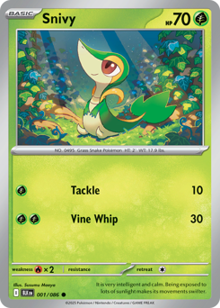 Pokemon Black Bolt Snivy - 1