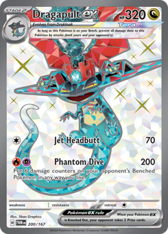 Pokemon Twilight Masquerade Dragapult ex - 200