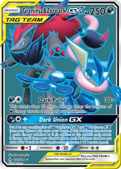 Pokemon Unbroken Bonds Greninja & Zoroark-GX - 200