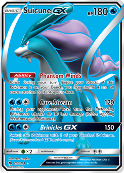 Pokemon Lost Thunder Suicune-GX - 200