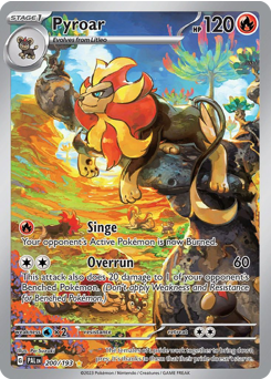 Pokemon Paldea Evolved Pyroar - 200