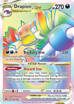 Pokemon Lost Origin Drapion VSTAR - 200