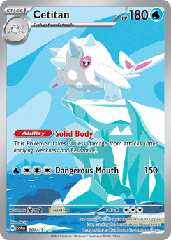 Pokemon Surging Sparks Cetitan - 201