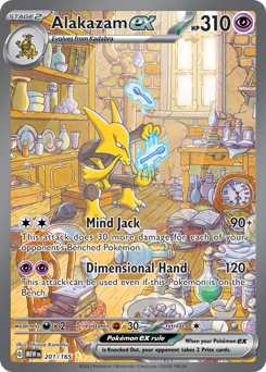 Pokemon 151 Alakazam ex - 201