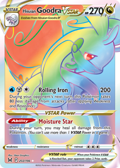 Pokemon Lost Origin Hisuian Goodra VSTAR - 202