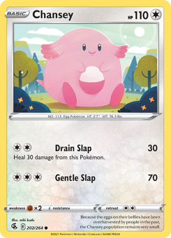 Pokemon Fusion Strike Chansey - 202