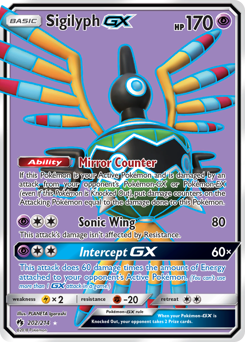 Pokemon Lost Thunder Sigilyph-GX - 202