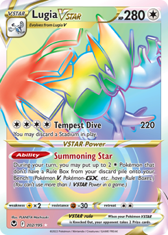 Pokemon Silver Tempest Lugia VSTAR - 202