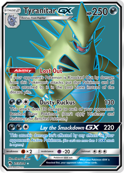 Pokemon Lost Thunder Tyranitar-GX - 203