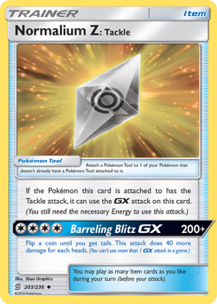 Pokemon Unified Minds Normalium Z: Tackle - 203