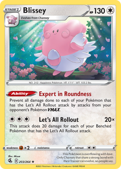 Pokemon Fusion Strike Blissey - 203