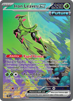 Pokemon Temporal Forces Iron Leaves ex - 203