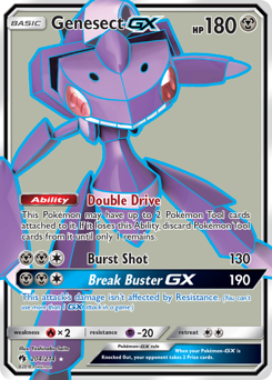 Pokemon Lost Thunder Genesect-GX - 204