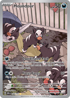 Pokemon Obsidian Flames Houndour - 204