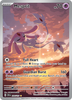 Pokemon Surging Sparks Mesprit - 204