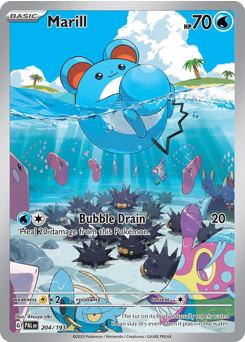 Pokemon Paldea Evolved Marill - 204