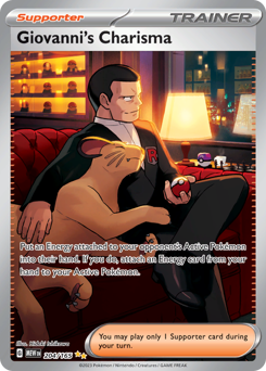 Pokemon 151 Giovanni's Charisma - 204