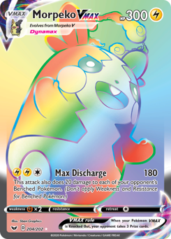 Pokemon Sword & Shield Morpeko VMAX - 204
