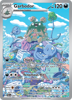 Pokemon Paradox Rift Garbodor - 204