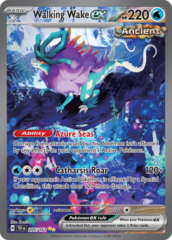 Pokemon Temporal Forces Walking Wake ex - 205