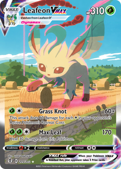 Pokemon Evolving Skies Leafeon VMAX - 205