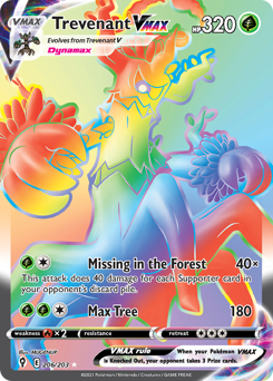 Pokemon Evolving Skies Trevenant VMAX - 206