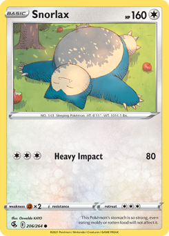 Pokemon Fusion Strike Snorlax - 206