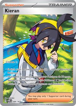 Pokemon Twilight Masquerade Kieran - 206