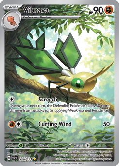 Pokemon Surging Sparks Vibrava - 206