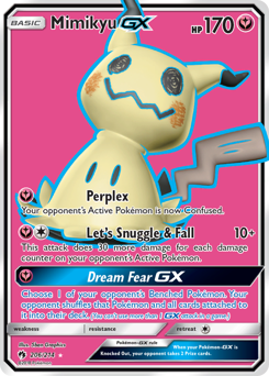 Pokemon Lost Thunder Mimikyu-GX - 206