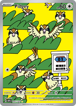 Pokemon Obsidian Flames Pidgey - 207