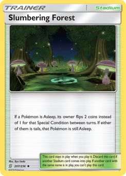 Pokemon Unified Minds Slumbering Forest - 207