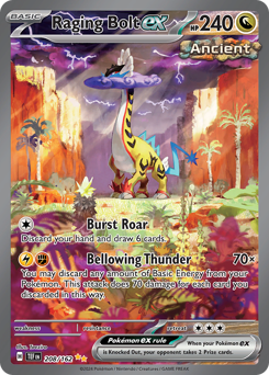 Pokemon Temporal Forces Raging Bolt ex - 208