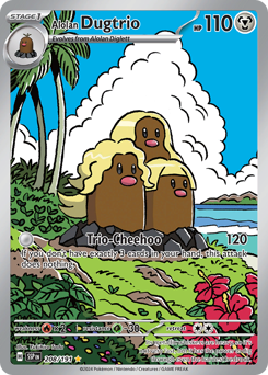 Pokemon Surging Sparks Alolan Dugtrio - 208
