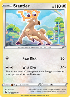 Pokemon Fusion Strike Stantler - 208