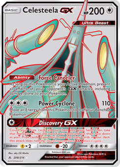 Pokemon Unbroken Bonds Celesteela-GX - 208
