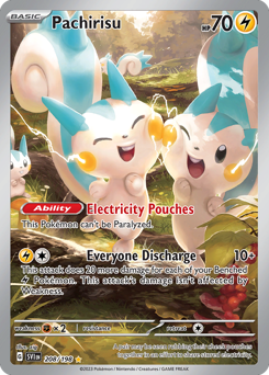 Pokemon Scarlet & Violet Pachirisu - 208