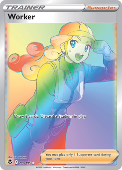 Pokemon Silver Tempest Worker - 209