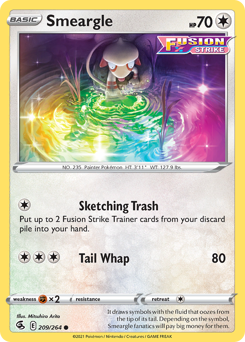 Pokemon Fusion Strike Smeargle - 209