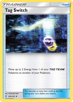 Pokemon Unified Minds Tag Switch - 209