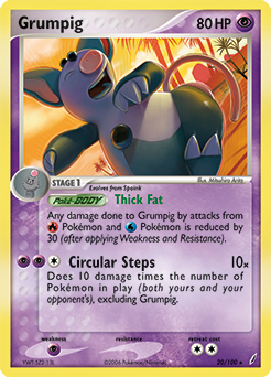 Pokemon Crystal Guardians Grumpig - 20