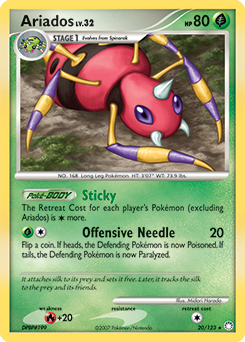 Pokemon Mysterious Treasures Ariados - 20