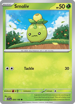 Pokemon Scarlet & Violet Smoliv - 20